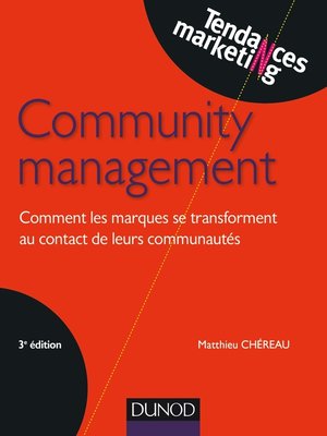 cover image of Community management--3e éd.